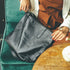 Charcoal Crossbody Bag leather