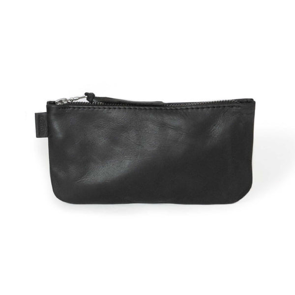 Travel Pouch / Charcoal leather