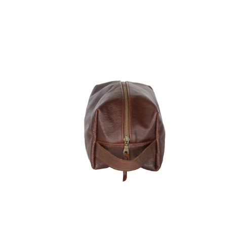 Wash Bag / Maple leather